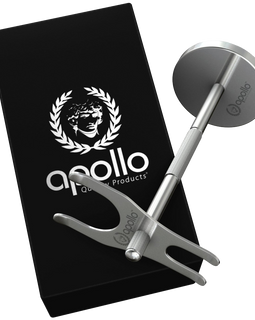 Apollo Safety Razor Stand Stainless Steel Will Fit Most Double Edge Razor And Badger Brush