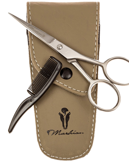 Best Beard & Mustache Scissors With Comb For Precise Facial Hair Trimming