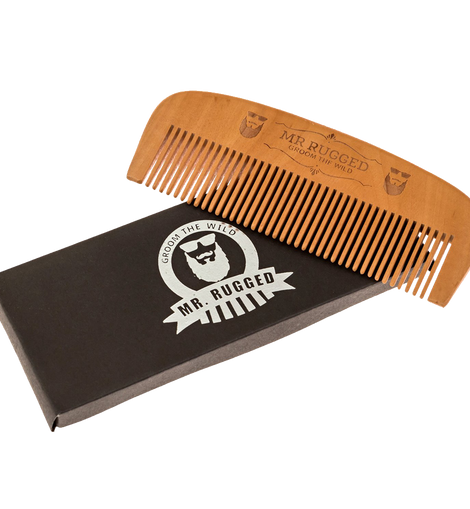 Mr Rugged Wooden Beard Comb